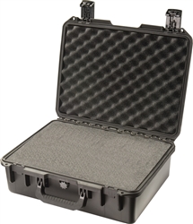 PELICAN STORM CASE WITH FOAM (MFR# IM2400-00001) IM2400BLK  BLACK (ID 18.00"L X 13.00"W X 6.70"D) *SPECIAL ORDER*