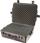 PELICAN STORM CASE WITH FOAM (MFR# IM2700-00001) IM2700BLK  BLACK (ID 22.00"L X 17.00"W X 8.00"D)