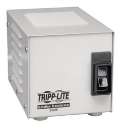 TRIPPLITE IS250HG ISOLATION TRANSFORMER 250WATT 120V        60601-1 MEDI-GRADE, 2 HOSPITAL-GRADE OUTLETS