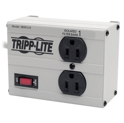 TRIPPLITE ISOBAR2-6 SURGE SUPPRESSOR 2 OUTLETS 6' CORD