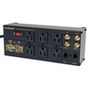 TRIPPLITE ISOBAR6DBS 6-OUTLET SURGE PROTECTOR, 6FT CORD, RIGHT-ANGLE PLUG, 3330 JOULES, DIAGNOSTIC LEDS, TEL/COAX/MODEM