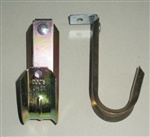 PLATINUM JH21AC 90 DEGREE ANGLED CLIP MULTI-PURPOSE J HOOK, 1-5/16" ALL STEEL CONSTRUCTION, UL AND CUL LISTED