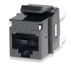 SIGNAMAX KJ458MT-C6AC-BK KEYSTONE JACK CAT6A MT-SERIES,     BLACK