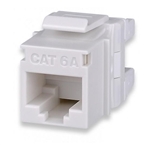 SIGNAMAX KJ458MT-C6AC-WH KEYSTONE JACK CAT6A MT-SERIES,     WHITE