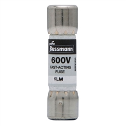 BUSS KLM-1 FUSE 1 AMP 600VAC/VDC FAST BLOW MELAMINE TUBE    (13/32" X 1-1/2") 1A 1AMP