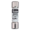 BUSS KLM-3 FUSE 3 AMP 600VAC/VDC FAST BLOW MELAMINE TUBE    (13/32" X 1-1/2") 3A 3AMP