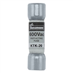 BUSS KTK-20 FUSE 20 AMP 600VAC FAST BLOW MELAMINE TUBE      (13/32" X 1-1/2") 20A 20AMP