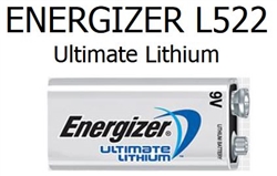 ENERGIZER L522 LITHIUM 9V BATTERY