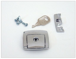 PLATT DIECAST CHROME KEY REPLACEMENT LATCH (EACH) LOC005    *** NOT SOLD AS A PAIR - SOLD INDIVIDUALLY ***