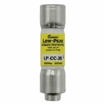 BUSSMANN LP-CC-30 FUSE 30 AMP 600VAC/300VDC CLASS CC LOW PEAK TIME-DELAY (0.41" X 1-1/2") 30A 30AMP