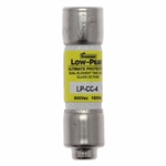 BUSSMANN LP-CC-4 FUSE 4 AMP 600VAC/150VDC CLASS CC LOW PEAK TIME-DELAY (0.41" X 1-1/2") 4A 4AMP