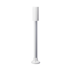 PATLITE LR4-02PJNW 40MM, SIGNAL TOWER BASE UNIT, 24V DC, POLE MOUNT WITH CIRCULAR BRACKET AND CABLE, OFF-WHITE