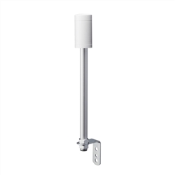 PATLITE LR5-01LJNW 50MM, SIGNAL TOWER BASE UNIT, 12V DC, POLE MOUNT WITH L BRACKET AND CABLE, OFF-WHITE