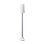 PATLITE LR5-01PJNW 50MM, SIGNAL TOWER BASE UNIT, 12V DC, POLE MOUNT WITH CIRCULAR BRACKET AND CABLE, OFF-WHITE
