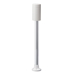 PATLITE LR5-02PJNW 50MM, SIGNAL TOWER BASE UNIT, 24V DC, POLE MOUNT WITH CIRCULAR BRACKET AND CABLE, OFF-WHITE