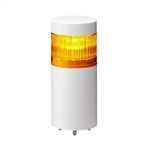 PATLITE LR6-102WJNW-Y 60MM 1-TIER SIGNAL TOWER, 24V DC, DIRECT MOUNT/CABLE, NO FLASHING/BUZZER, OFF-WHITE