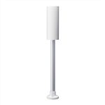 PATLITE LR6-M2PJNW 60MM, SIGNAL TOWER BASE UNIT, 100-240V AC, POLE MOUNT/CABLE, OFF-WHITE