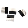 OSEPP LS-00008 STACKABLE HEADERS 8 PIN 4/PACK, ARDUINO