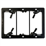 VANCO PVC LOW VOLTAGE MOUNTING BRACKET 3 GANG LV3