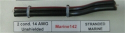 MARINE CABLE 14/2 RED/BLK MARINE142                         (152M = FULL ROLL)