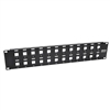 TRIPPLITE N062-024-KJ 24-PORT 2U RACK-MOUNT UNSHIELDED BLANK KEYSTONE/MULTIMEDIA PATCH PANEL, RJ45, USB, HDMI, CAT5E/6