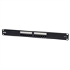 TRIPPLITE N252-012 12 PORT 1U RACKMOUNT CAT6 110 PATCH PANEL 568B RJ45 ETHERNET