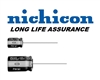 NICHICON N6.8UF160VR RADIAL ELECTROLYTIC CAPACITOR 6.8UF 160V 105C (6.3MM X 11MM) 12000-20000 HOURS MFR# ULD2C6R8MED1TD