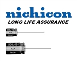 NICHICON N6.8UF160VR RADIAL ELECTROLYTIC CAPACITOR 6.8UF 160V 105C (6.3MM X 11MM) 12000-20000 HOURS MFR# ULD2C6R8MED1TD