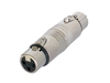 NEUTRIK NA3FF 3 PIN FEMALE XLR TO 3 PIN XLR FEMALE ADAPTER / GENDER CHANGER