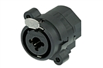 NEUTRIK NCJ6FI-S 3 PIN FEMALE XLR RECEPTACLE WITH 1/4"      STEREO JACK WITHOUT SWITCHING CONTACT, COMBO JACK (SOLDER)