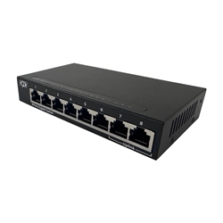 PHANTOM CABLES NS-101-08 8-PORT 10/100/1000MBPS GIGABIT     ETHERNET NETWORK SWITCH, DESKTOP/WALL MOUNT, 16GBPS