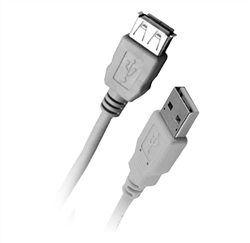 QUEST NUB-3210 USB 2.0 A-A MALE-FEMALE EXTENSION CABLE      (10FT)