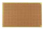 BPS BUSBOARD PAD3U PADBOARD-SIZE 3U, PAD-PER-HOLE, PLATED   HOLES, SQUARE LOCATOR HOLES, DOUBLE-SIDED, 100MM X 160MM