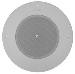 TOA PC-580RVU ROUND CEILING SPEAKER, WITH TRANSFORMER, WHITE GRILL, WITH VOLUME CONTROL *SPECIAL ORDER*