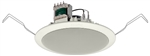 TOA PC-658R F00 6W CEILING MOUNT SPEAKER, ROUND, 6" CONE    TYPE, SPRING CLAMP, WHITE