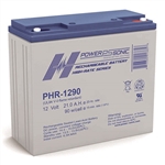 POWERSONIC PHR-1290 M6 FR 12V 21AH HIGH RATE VRLA BATTERY,  UPS APPLICATIONS *SPECIAL ORDER*