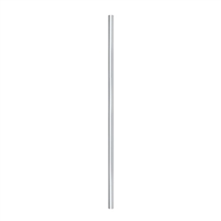 PATLITE POLE22-0800AN 22MM DIA, 800MM ALUMINUM POLE, 2 SCREWS INCLUDED - NO THREADS, SILVER