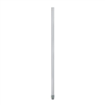 PATLITE POLE22-0800AT 22MM DIA, 800MM ALUMINUM POLE, 2 NUTS, 2 WASHERS, 2 SCREWS INCLUDED - WITH THREADS, SILVER