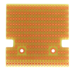 BPS BUSBOARD PR1593K 2-HOLE STRIP PROTOBOARD FOR HAMMOND    1593K ENCLOSURE, SINGLE-SIDED, 58MM X 57MM (2.30" X 2.26")