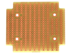 BPS BUSBOARD PR1593Q 2-HOLE STRIP PROTOBOARD FOR HAMMOND    1593Q ENCLOSURE, SINGLE-SIDED, 62MM X 69MM (2.43" X 2.72")