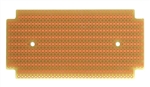 BPS BUSBOARD PR1590B 2-HOLE STRIP PROTOBOARD FOR HAMMOND    1590B ENCLOSURE, SINGLE-SIDED, 52MM X 103MM (2.05" X 4.05")