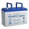 POWERSONIC PS-12750B 12V 75AH SLA BATTERY B,T6 THREADED     TERMINALS *SPECIAL ORDER*