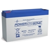 POWERSONIC PS-6100F1 6V 12AH SLA BATTERY WITH .187" QC TABS