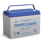 POWERSONIC PS-62000B 6V 210AH SLA BATTERY WITH M6 THREADED  INSERT *SPECIAL ORDER*