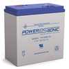 POWERSONIC PS-6360F2 6V 36AH SLA BATTERY WITH .250" QC TABS