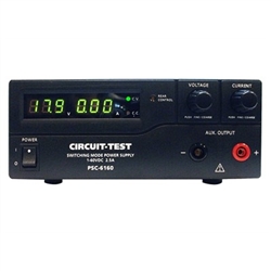 CIRCUIT TEST PSC-6160 BENCHTOP SWITCHING POWER SUPPLY       1-60VDC / 0-2.5AMP REMOTE PROGRAMMABLE *SPECIAL ORDER*