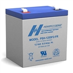 POWERSONIC PSH-1255F2-FR 12V 6AH HIGH RATE DISCHARGE        SLA BATTERY, UPS APPLICATIONS