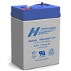 POWERSONIC PSH-655F1-FR 6V 5.5AH HIGH RATE DISCHARGE        SLA BATTERY, UPS APPLICATIONS *SPECIAL ORDER*