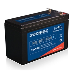 POWERSONIC PSL-BTC-1290F2 12.8V 9AH SMART LIFEPO4 BATTERY,  LITHIUM BLUETOOTH SERIES