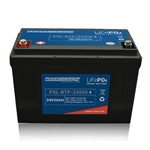 POWERSONIC PSL-BTP-24500 M8 25.6V 50AH SMART LIFEPO4        BATTERY, LITHIUM BLUETOOTH SERIES *SPECIAL ORDER*